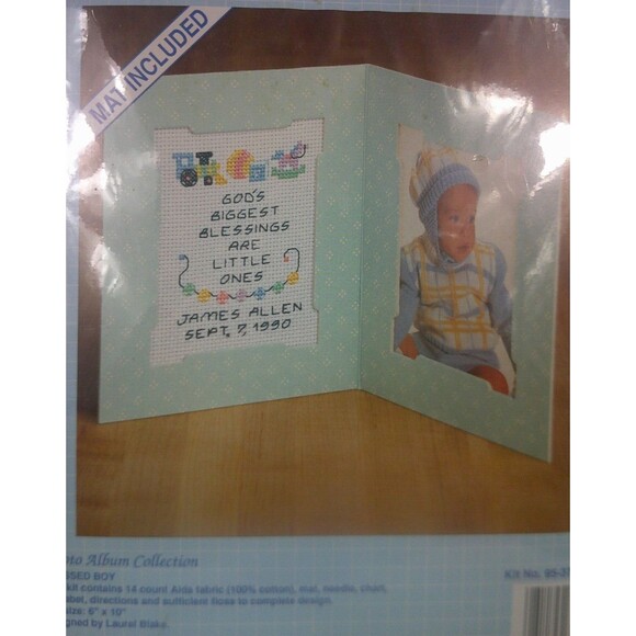 6x DMC Good Shepherd Counted Cross Stitch Photo Album Collection Grandchildren - Picture 2 of 9